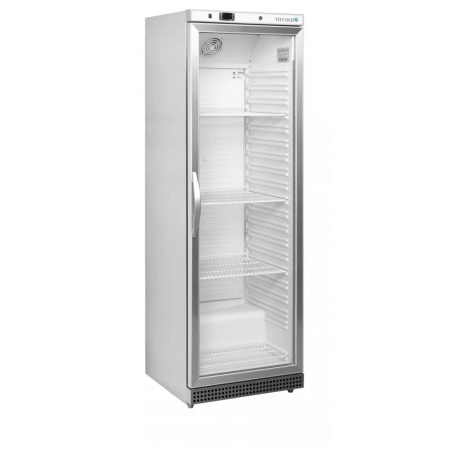 Шкаф холодильный со стеклом TEFCOLD UR400SG нержавеющий Шкаф холодильный со стеклом TEFCOLD UR400SG нержавеющий